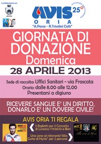 Giornata-della-donazione-AVIS-Oria,-aprile-2013
