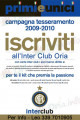 Link a Inter Club Oria – Tesseramento 2009-2010